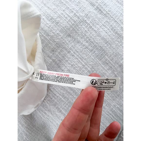 NWT FP Movement x Hatch Never Better Square Neck Maternity Bra White Sz XS - Picture 9 of 10